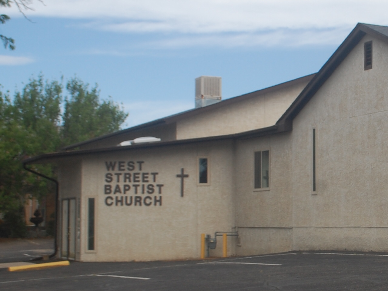 The West Street Baptist Church building in Pueblo, Colorado